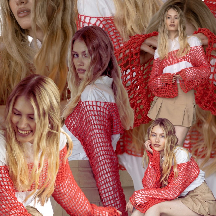 Fashion editorial — crochet collection